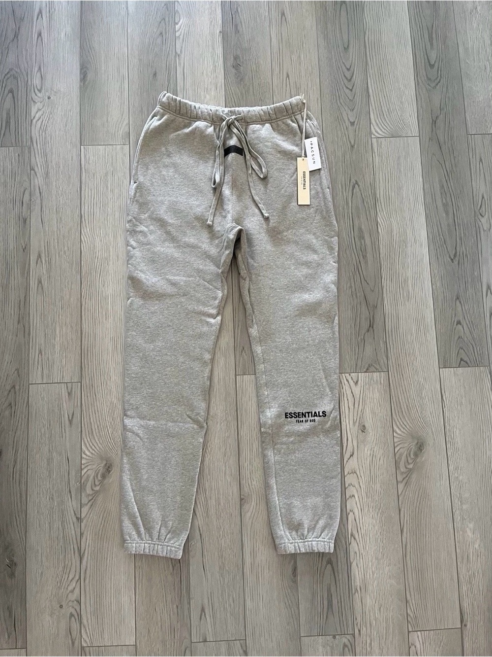 Essentials Fear Of God SS22 Dark Oat Cuffed Sweatpants NEW - All Sizes